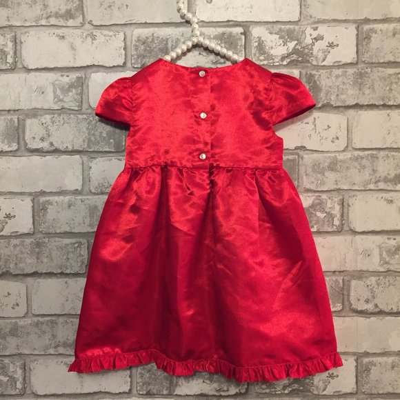 Chaps Baby Girl's Holiday Dress Size 18 Months - Picture 7 of 9